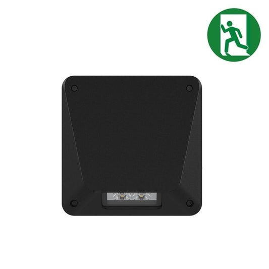 Nood wandlamp IP66 | 5/10W 3-CCT | zwart | auto test