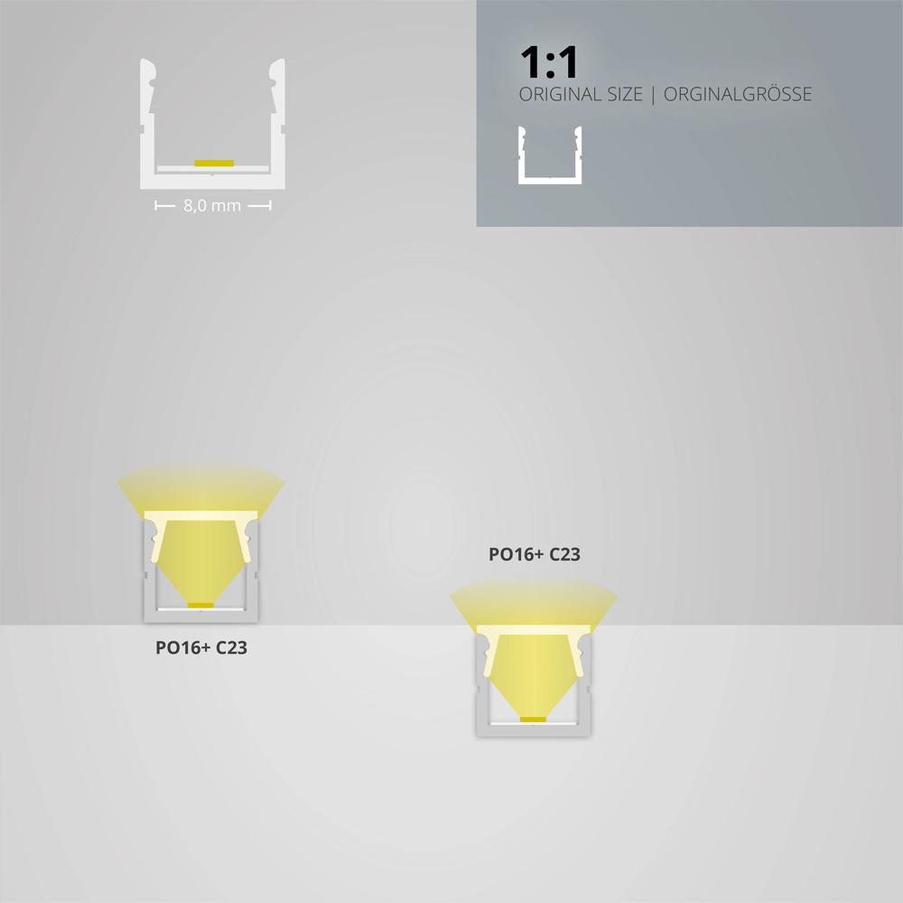 PO16 LED profiel