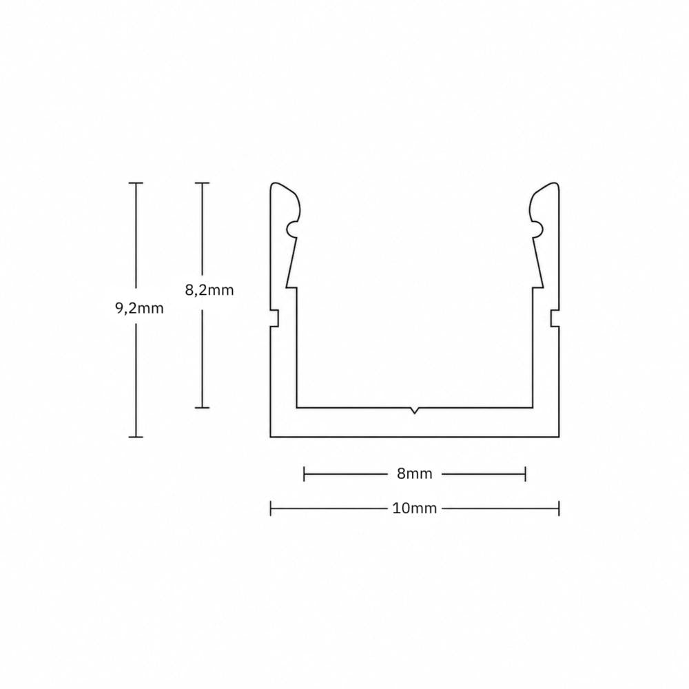 PO16 LED profiel