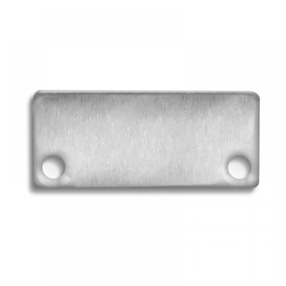 E71 eindkap aluminium voor profiel PN20, 2 st, incl. schroeven