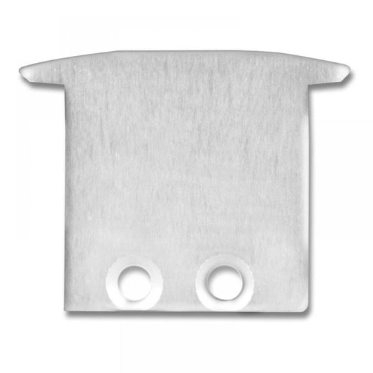 E72 eindkap aluminium voor profiel PN21, 2 st, incl. schroeven