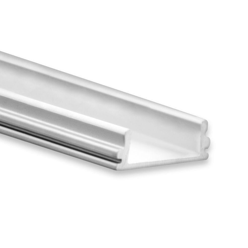 PO15 LED profiel 200cm, ultra-flat, LED strips max. 12mm