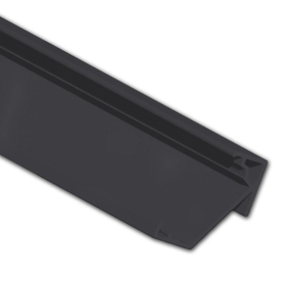 WP1 hoek profiel 30/60°, 200 cm, zwart RAL9005