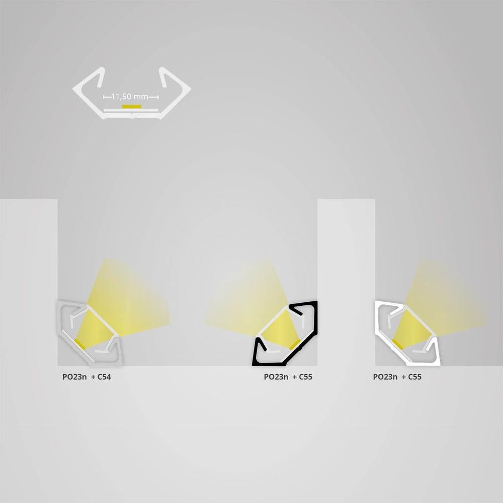 PO23n LED profiel 200cm