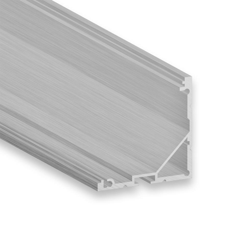 PN19n LED hoek profiel 200cm, LED strips max. 20mm