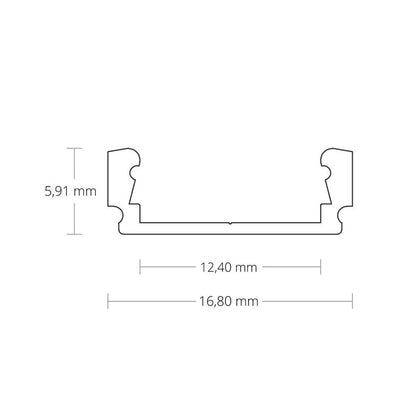 PL1 LED profiel 200cm