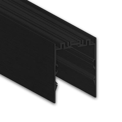 LL2 licht profile 200cm, up&down, zwart RAL9005 gepoedercoat