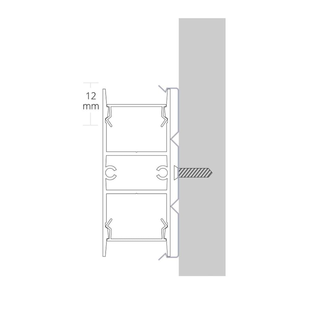 VA2 opbouw profiel 200cm