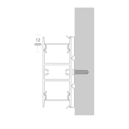 VA2 opbouw profiel 200cm