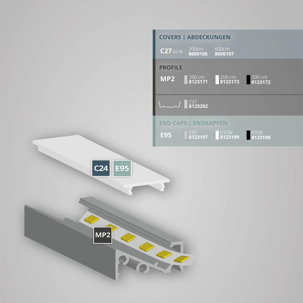 MP2 constructie profiel 200cm