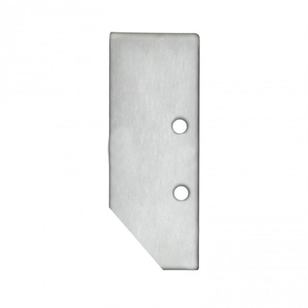 E92 eindkap geanodiseerd aluminum voor profiel VA4 incl. schroeven