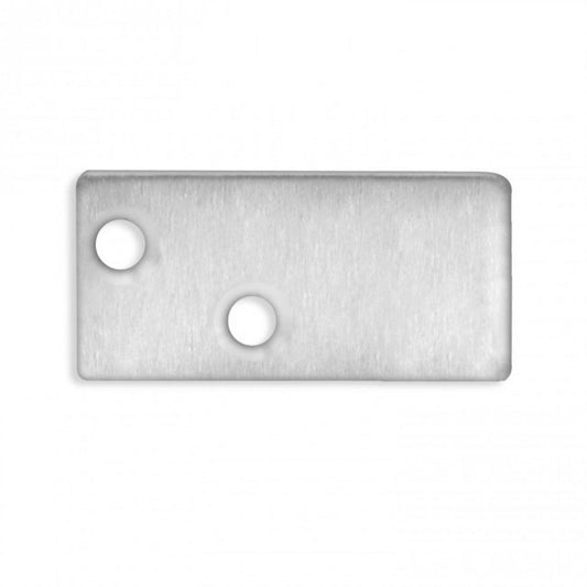 E95 eindkap geanodiseerd aluminum voor profiel MP1 incl. schroeven