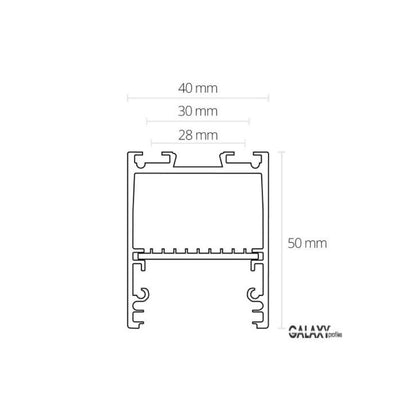 PN17V2 LED profiel 2m