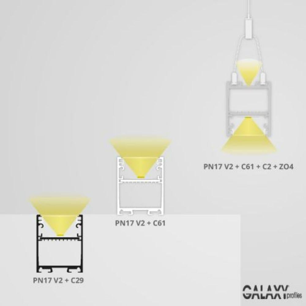 PN17V2 LED profiel 2m