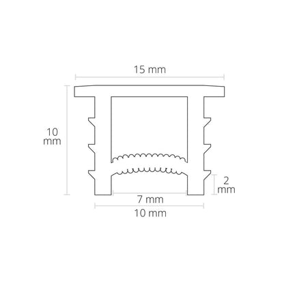 SR1 Inbouw siliconen afdekkap, 10x10mm, Twist+Bend
