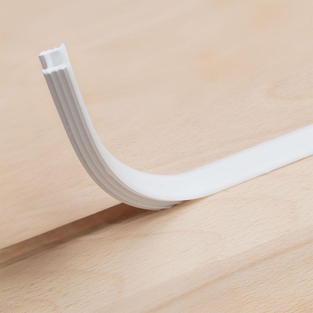 SR1 Inbouw siliconen afdekkap, 10x10mm, Twist+Bend