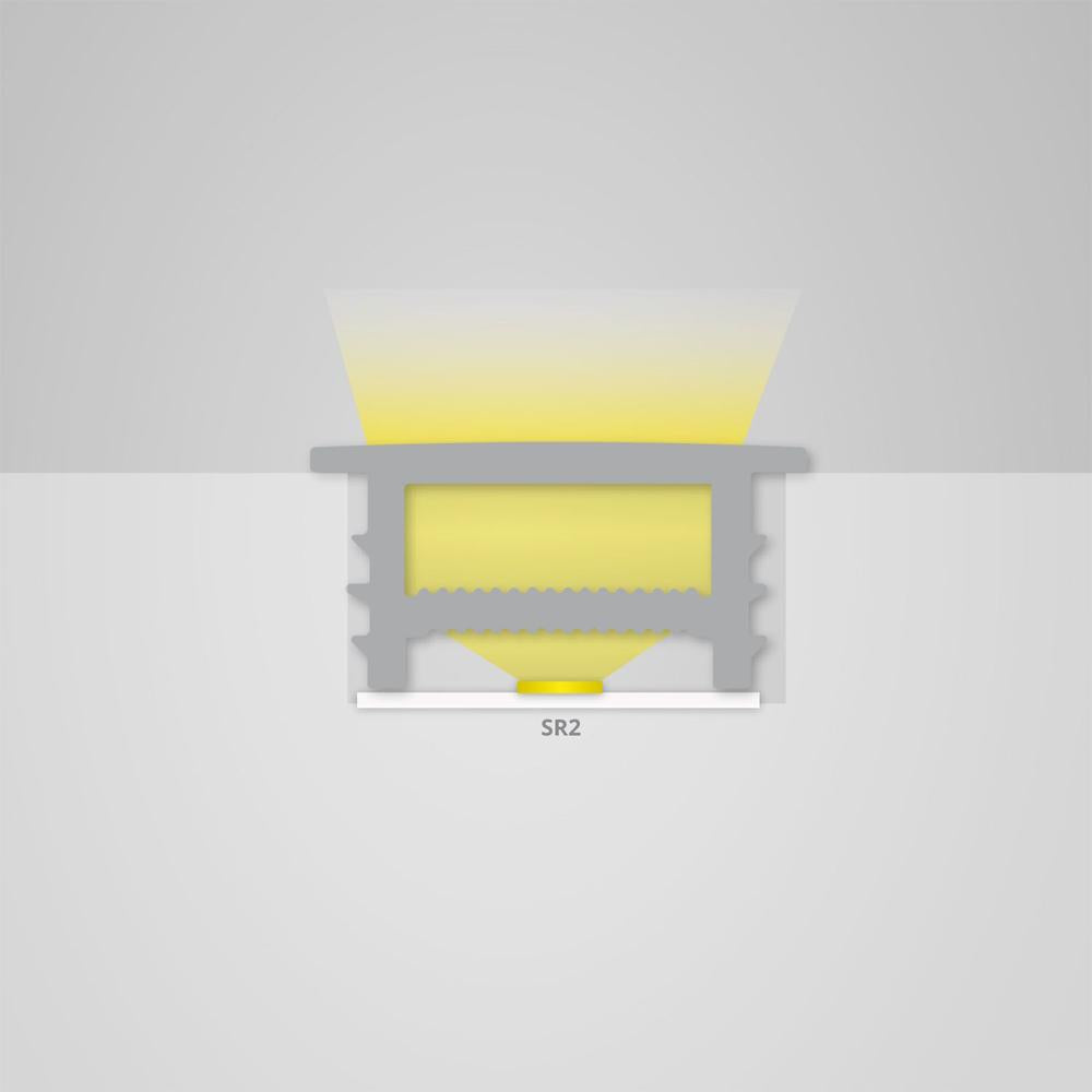 SR2 Inbouw siliconen afdekkap, 10x15mm, Twist+Bend