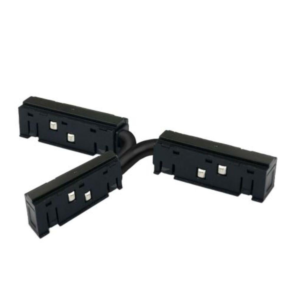 T48/20 | zwart | T-connector TZ49 | 6A | flexibel