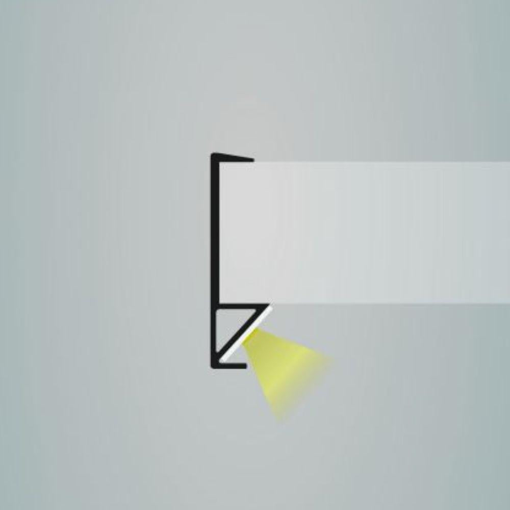 MP4 LED-opbouwprofiel 200 cm