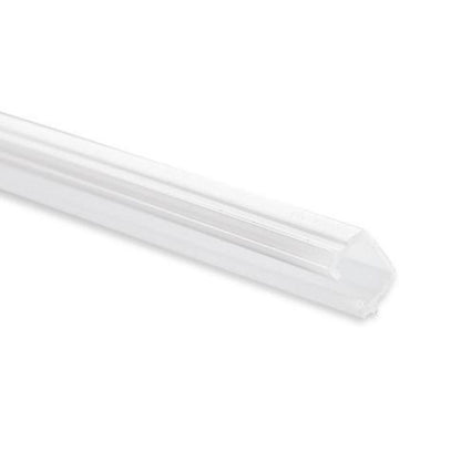 CV1 inleg/ gordijnrail, 100 cm, opaal/ satijn
