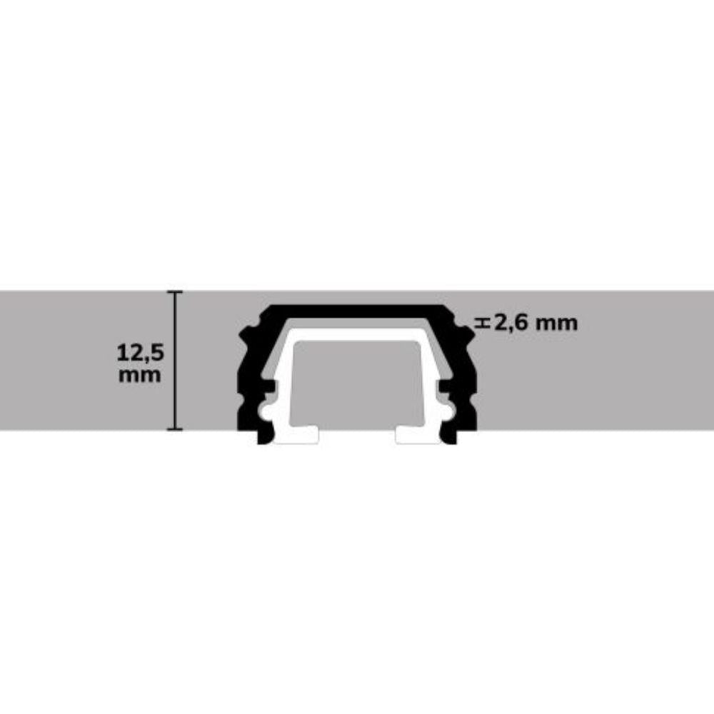 CV3 inleg/ gordijnrail