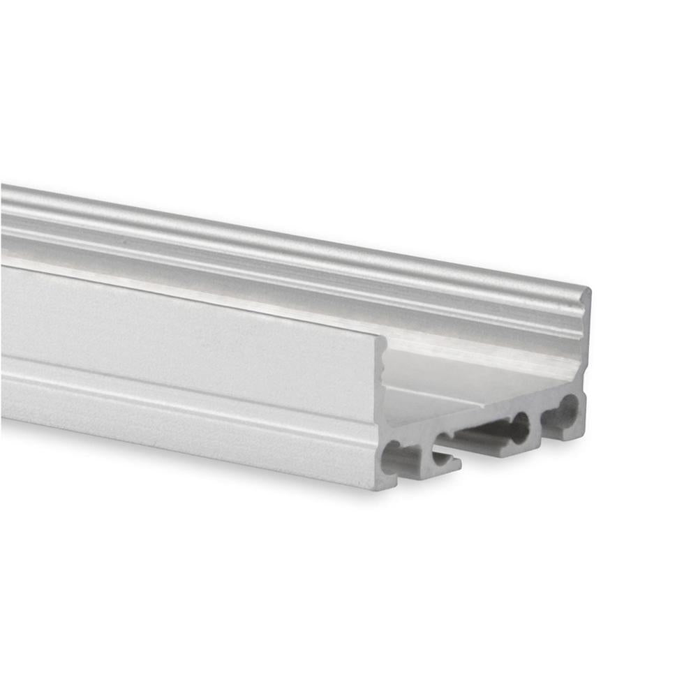 PN4 LED profiel 200cm, plat, LED strips max. 20mm