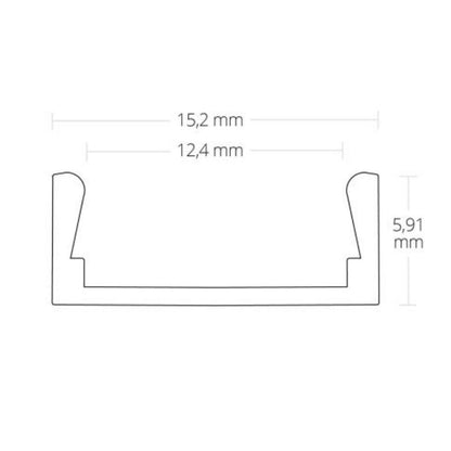 PK1 LED profiel 200cm