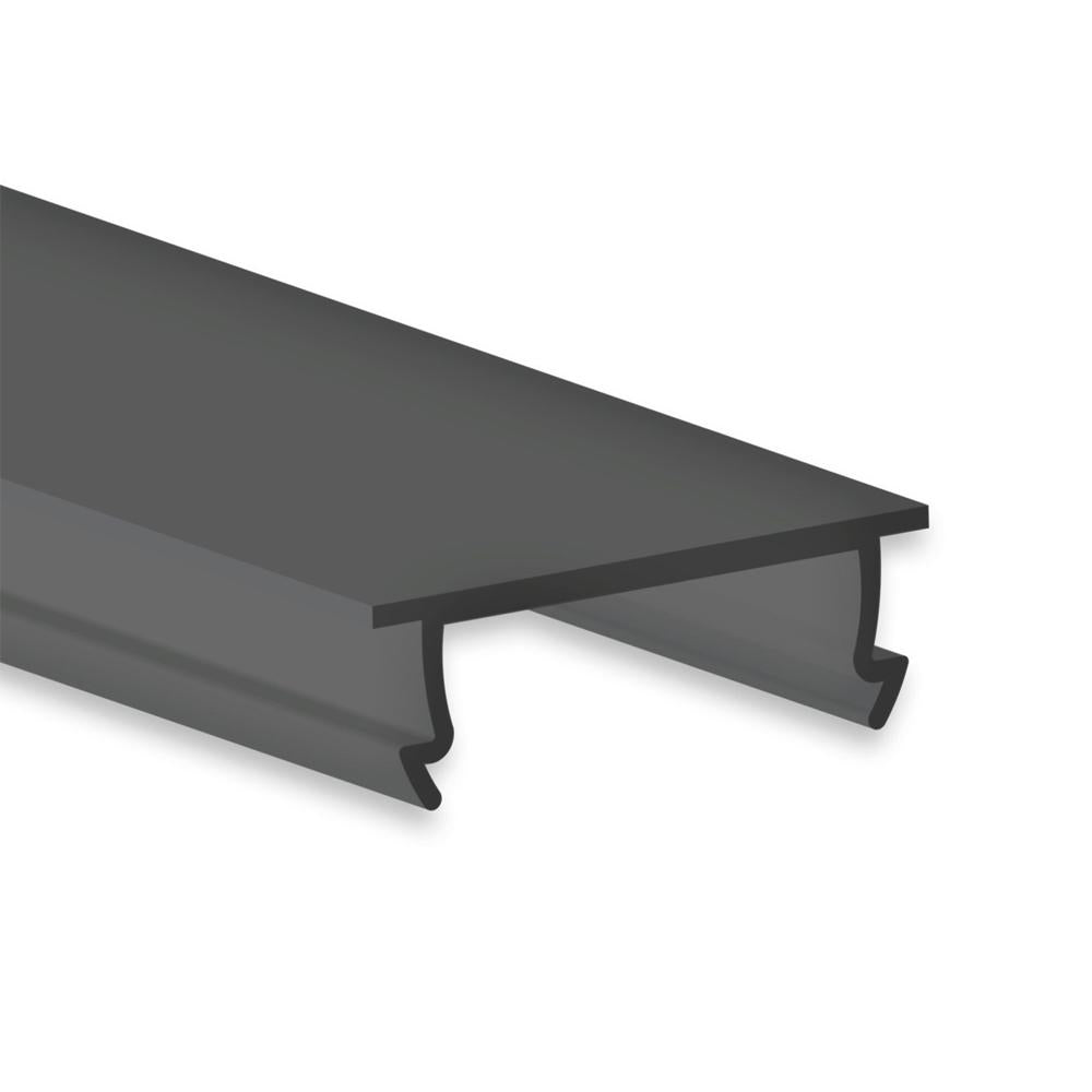 C48 afdekkap zwart/mat 200 cm voor profiel SL8/NL8/SL15/NL15/SP
