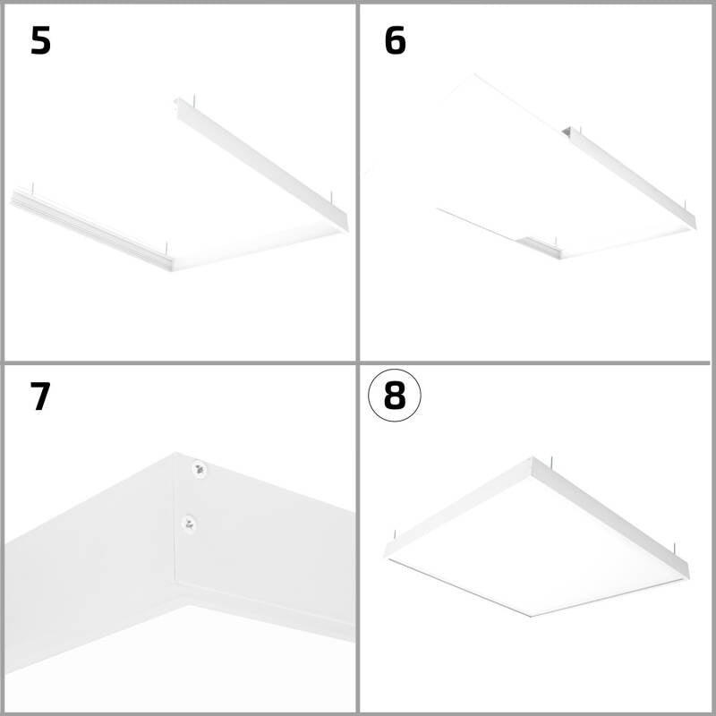 Lumexa LED-paneel 120x30 cm 42W 4200lm Philips Certadrive +Opbouw Kit