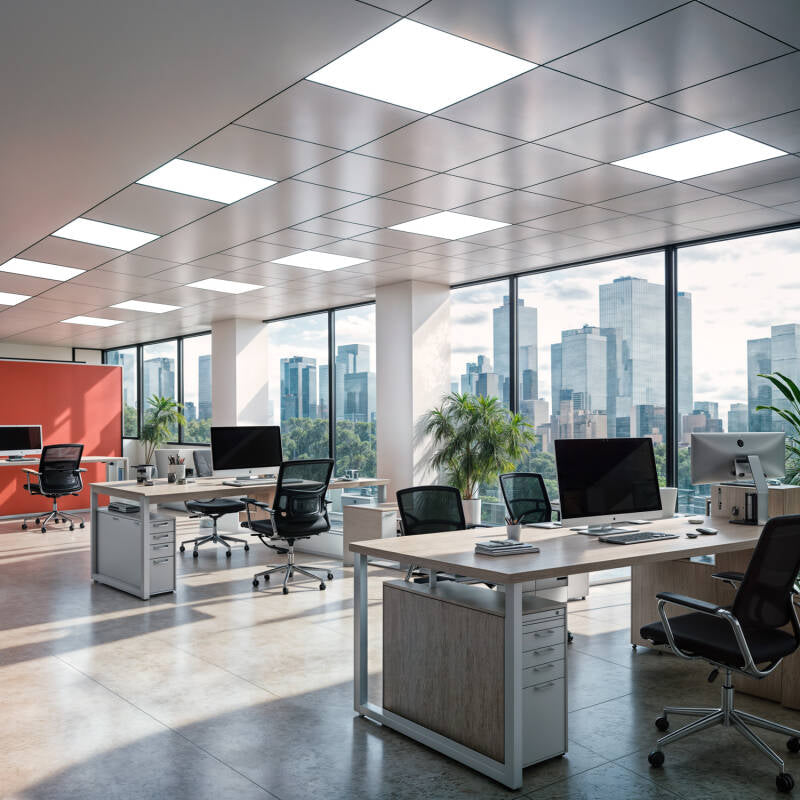 Lumexa LED Panel 60x60cm 40W 4000lm CCT Selecteerbaar Solid