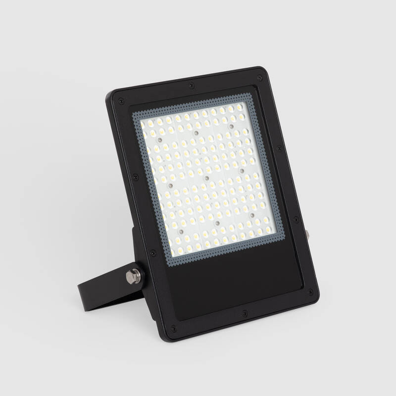 Breedstraler LED 100W Slim Zwart