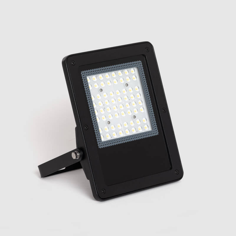 Breedstraler LED 50W Slim Zwart
