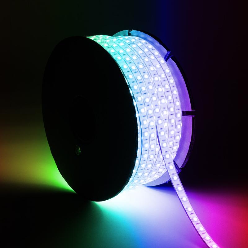 Lumexa Rgbivo LED-strip RGB 230V SMD 60 LED/m IP65 Rol 50 m