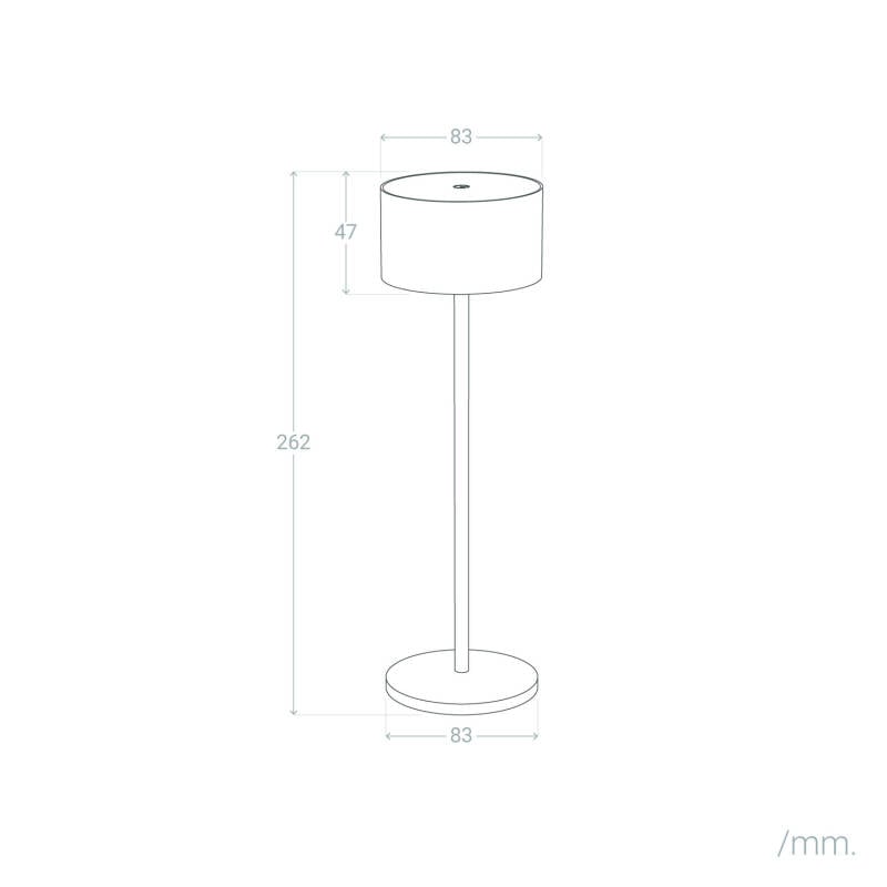 Mounkaro Round | Buiten tafellamp | 2700K | 2W | IP44