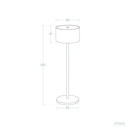 Mounkaro Round | Buiten tafellamp | 2700K | 2W | IP44
