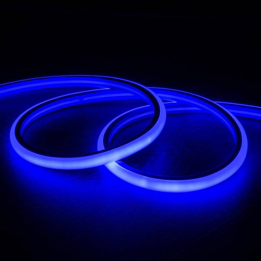 Lumexa Neonkaro LED Neon Flex 230V Halfrond Blauw 7,5W/m per meter