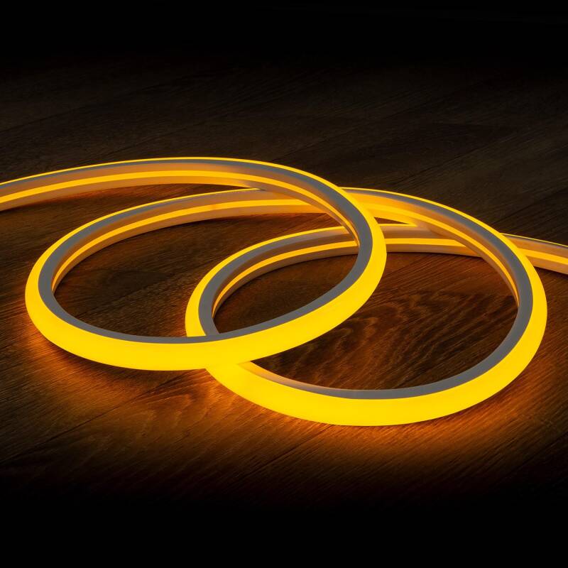 Lumexa Neonkaro LED Neon Flex 230V Halfrond Gekleurd 7,5W/m per meter Geel Roze Groen