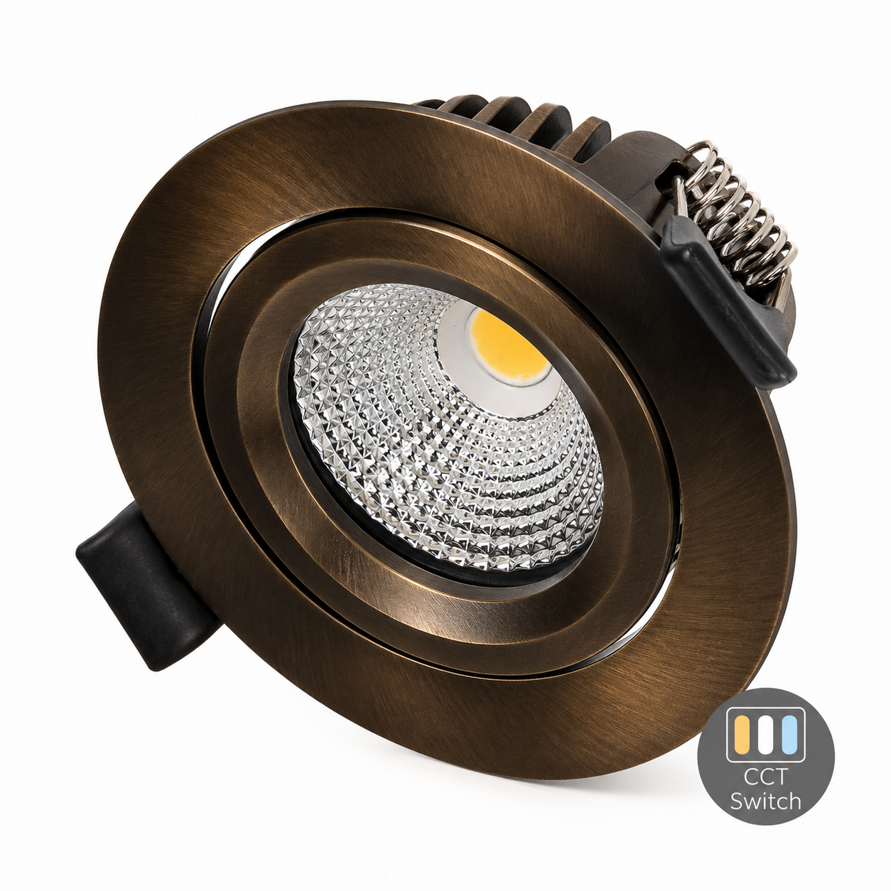 Lumexa Vardaro LED Inbouwspot Slim-Fit 4W/6W CCT-Switch Zaagmaat Ø68-75 mm