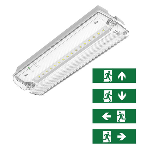 Lumexa Noodverlichting | Pano | 3W | Wit | Incl. Pictogrammen