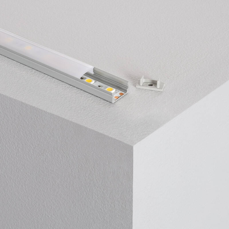 Aluminium profiel opbouw | voor LED-strip tot 12mm