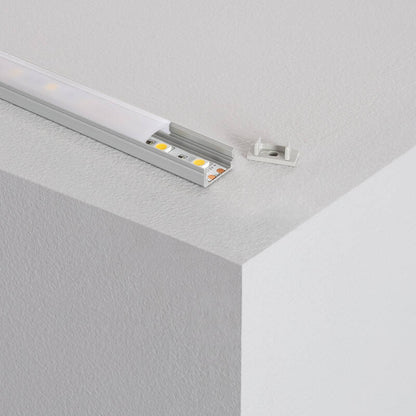 Aluminium profiel opbouw | voor LED-strip tot 12mm