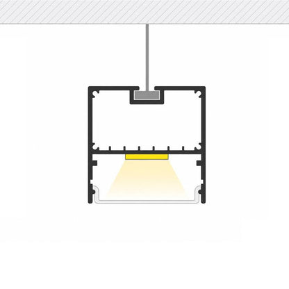 Lumexa Ophang Profiel Aluminium Sixe voor LED-strip tot 45 mm