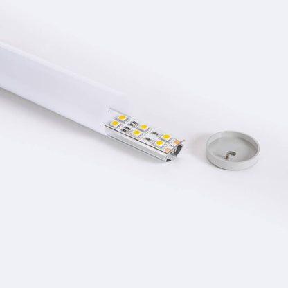 Lumexa Ophangprofiel Rond van Aluminium 2 m voor LED-strip tot 16 mm