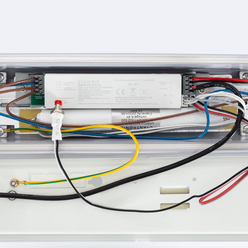Lumexa Tri-proof LED 120 cm 36W met Noodunit IP65