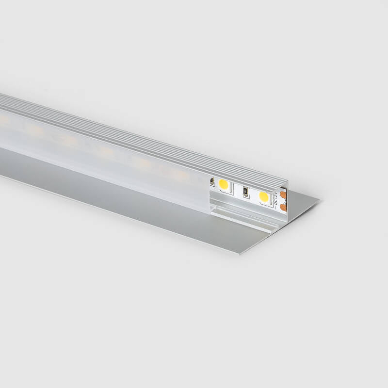 Lumexa Aluminium Profiel Inbouw voor Wand/Plafond met Doorlopende Afdekking Geschikt voor LED-strip tot 15 mm