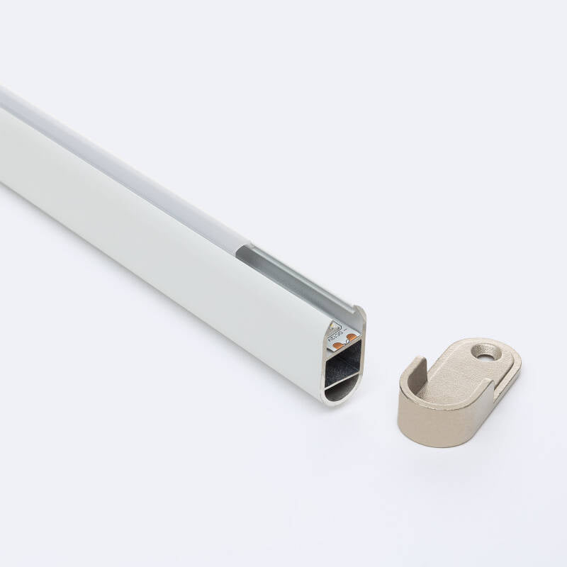 Lumexa Aluminium Profiel voor Kledingrek in Kast voor LED-strip tot 12 mm