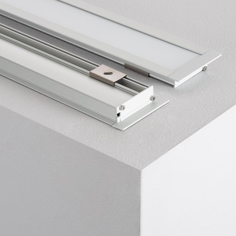 Lumexa Inbouw Profiel Aluminium 1m Diffuus Licht voor LED-strip tot 10 mm