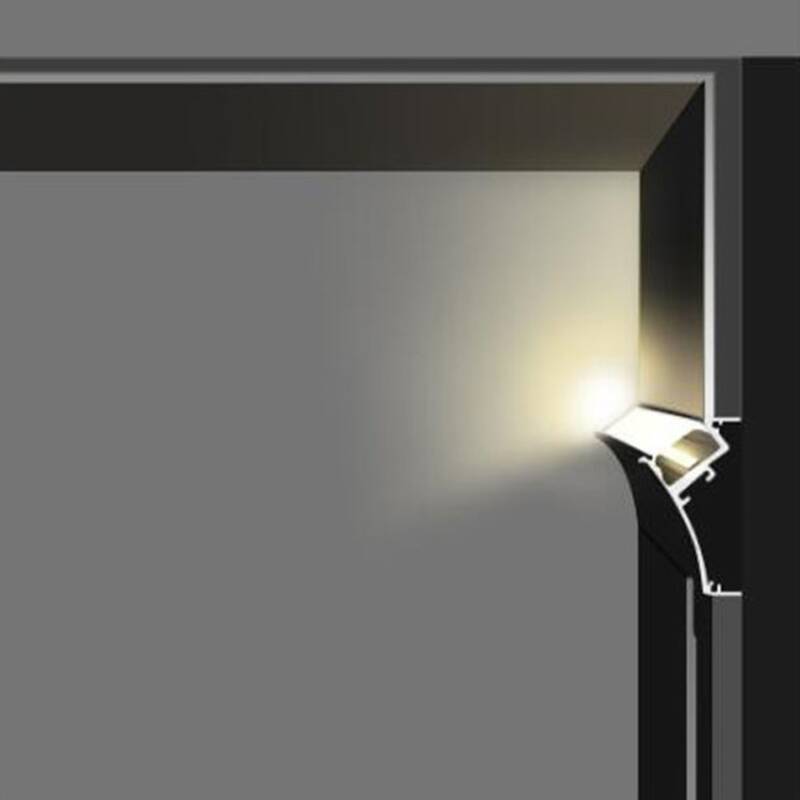 Lumexa Inbouw Aluminium Profiel voor Gips/Gipsplaat met Doorlopende Afdekking Geschikt voor LED-strip tot 20 mm