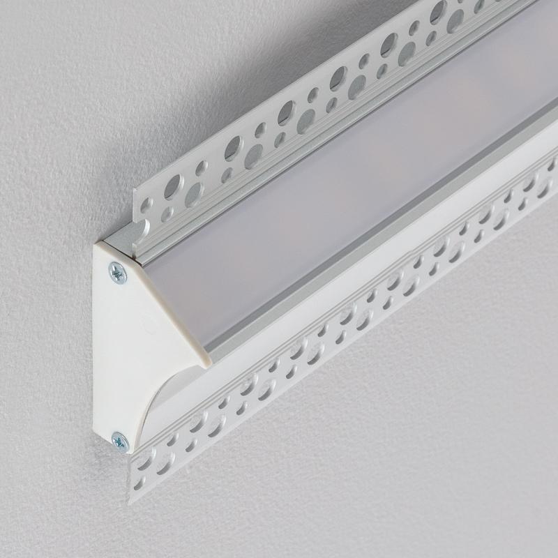 Lumexa Inbouw Aluminium Profiel voor Gips/Gipsplaat met Doorlopende Afdekking Geschikt voor LED-strip tot 20 mm