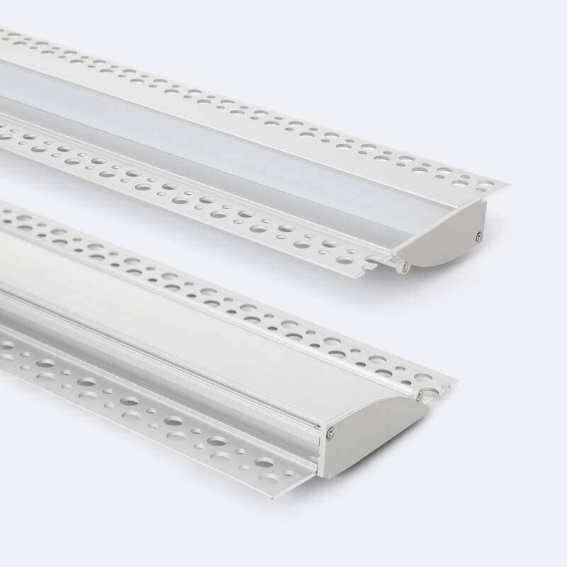 Lumexa Aluminium Profiel inbouw voor Gips/Pladur 2m Voor LED-strip tot 12mm